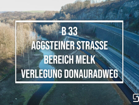 B33 Aggsteiner Strasse Bereich Melk Donauradweg